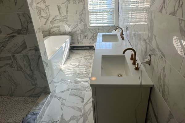 Marble Bathroom Remodel